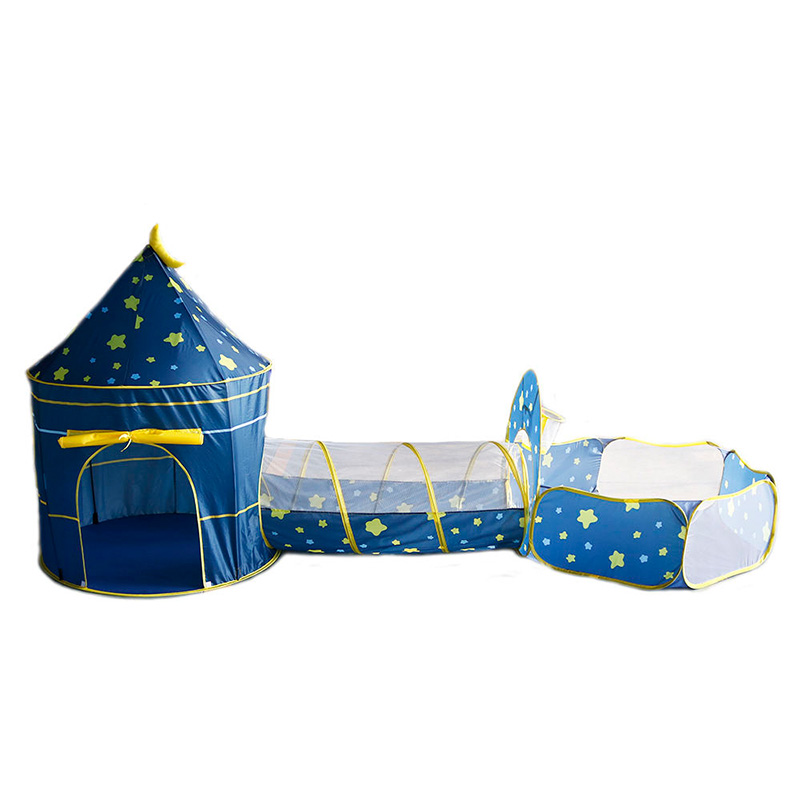 Indoor and outdoor folding play room three in one to accommodate the ocean ball pool tunnel tent three piecesChildren's tent